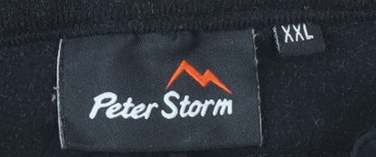 Peter Storm Men's Black Cargo Trousers 2XL