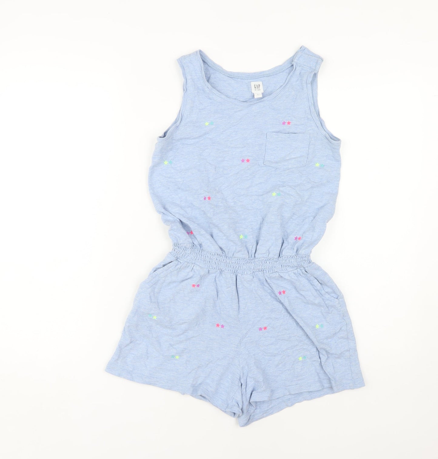 GAP Girls Blue Animal Print XL Playsuit for Casual Spring