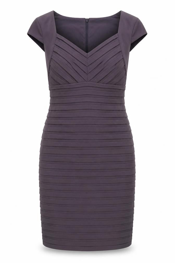 Alexon Women’s Grey Sheath Dress Size 14 Formal
