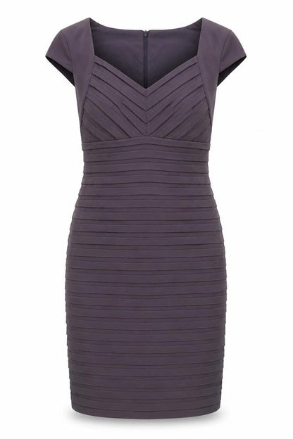 Alexon Women’s Grey Sheath Dress Size 14 Formal