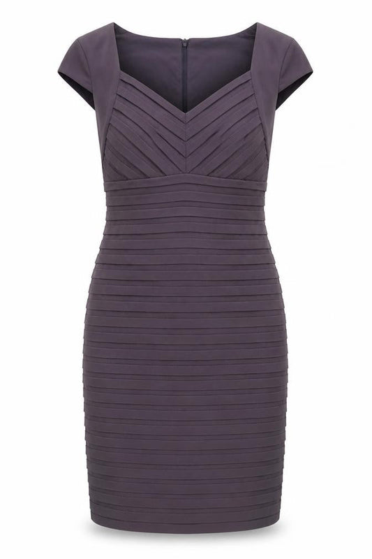Alexon Women’s Grey Sheath Dress Size 14 Formal
