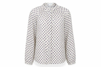 Womens UK Size 8 Boden Beige Blouse Button-Up