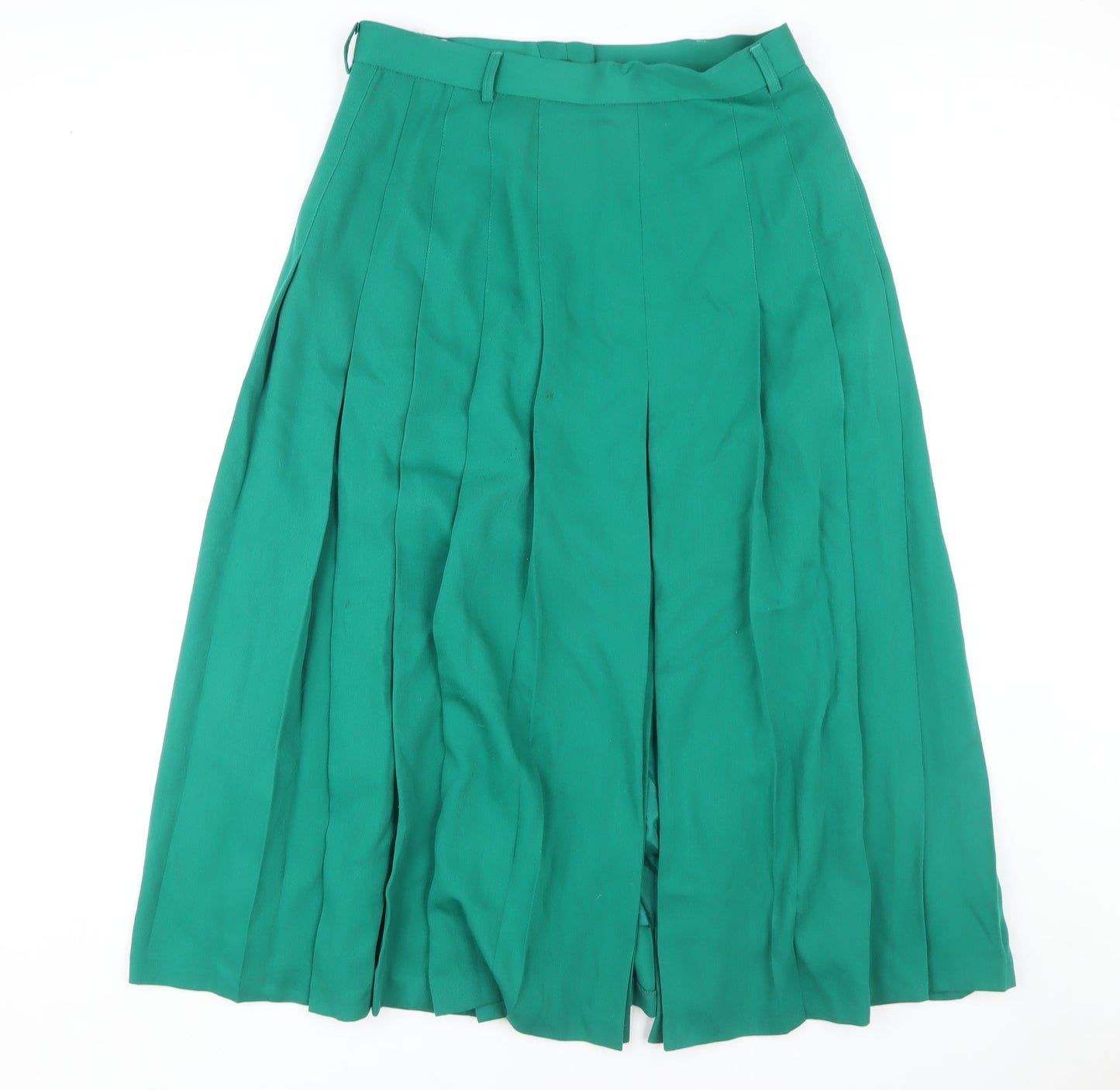 Womens UK Size 14 Viyella Pleated  Skirt