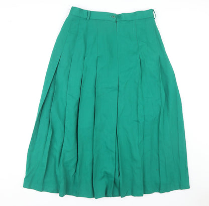Womens UK Size 14 Viyella Pleated  Skirt