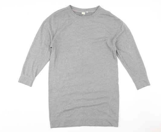 GAP Women's Grey Jumper Dress M 3/4 Sleeve Casual