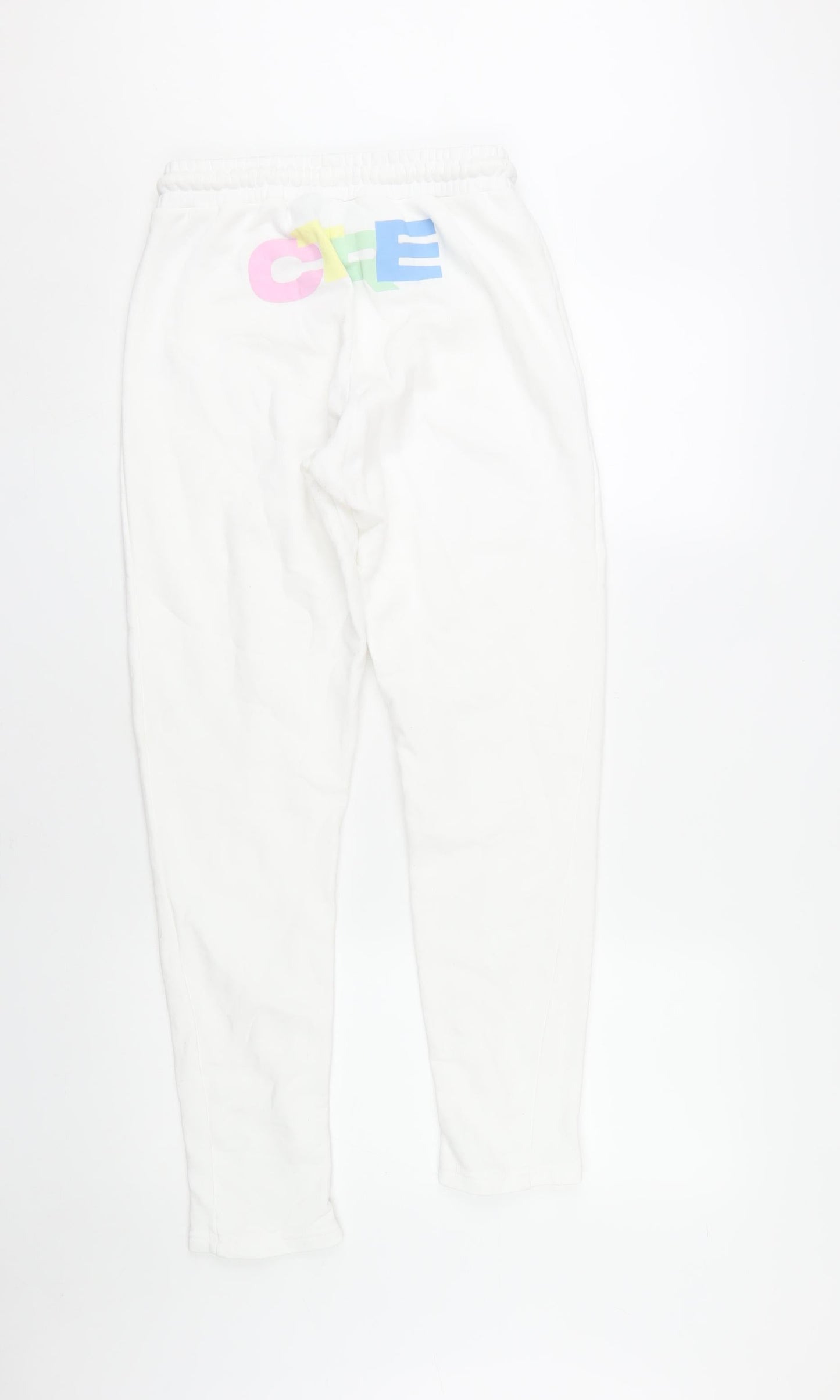 The Couture Club White Jogger Trousers Unisex M