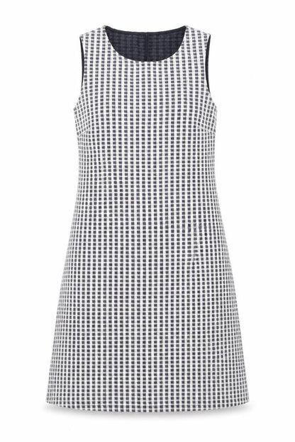 Next Women's Multicoloured Check Shift Dress, Size 10