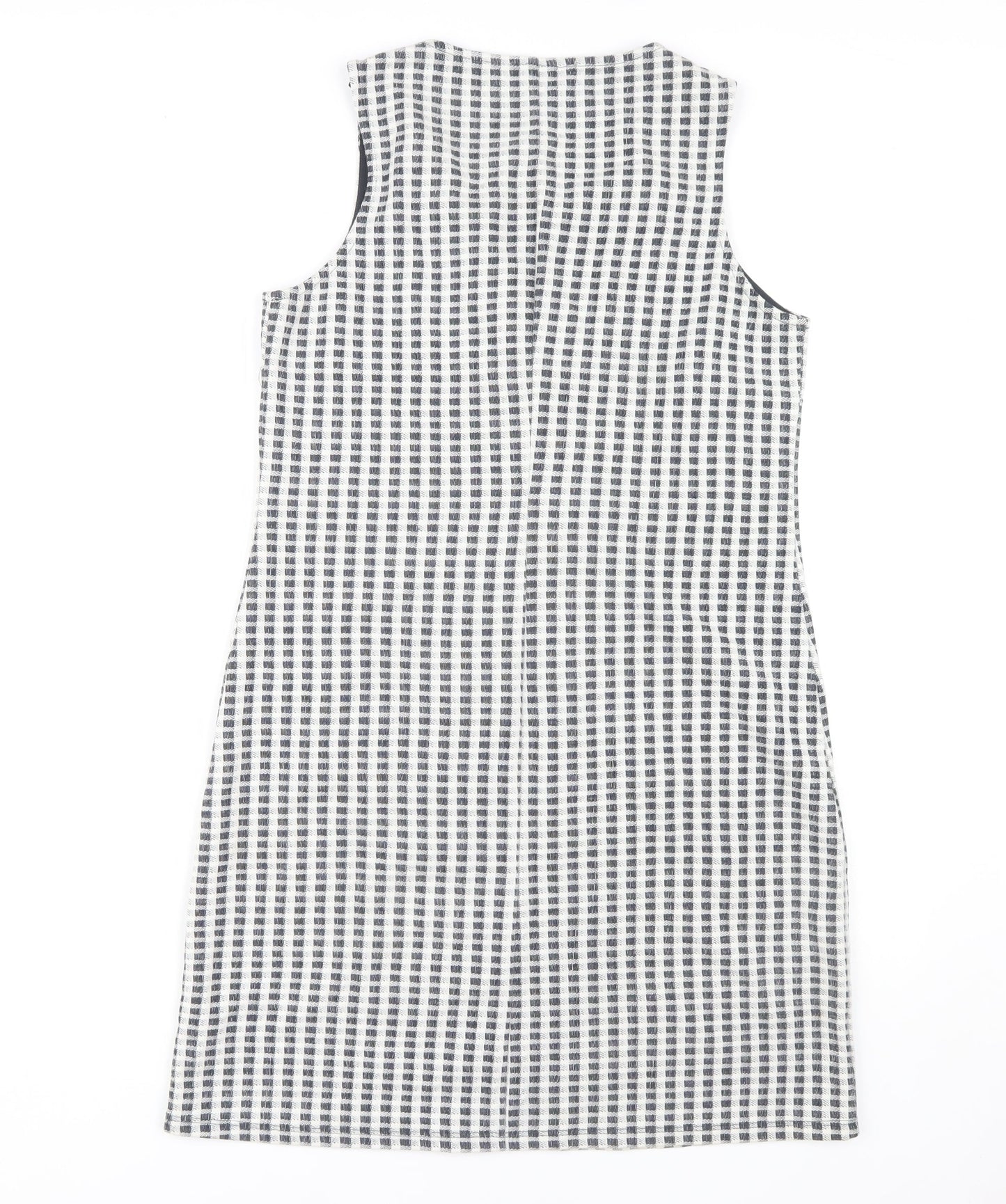 Next Women's Multicoloured Check Shift Dress, Size 10