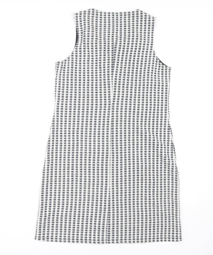 Next Women's Multicoloured Check Shift Dress, Size 10