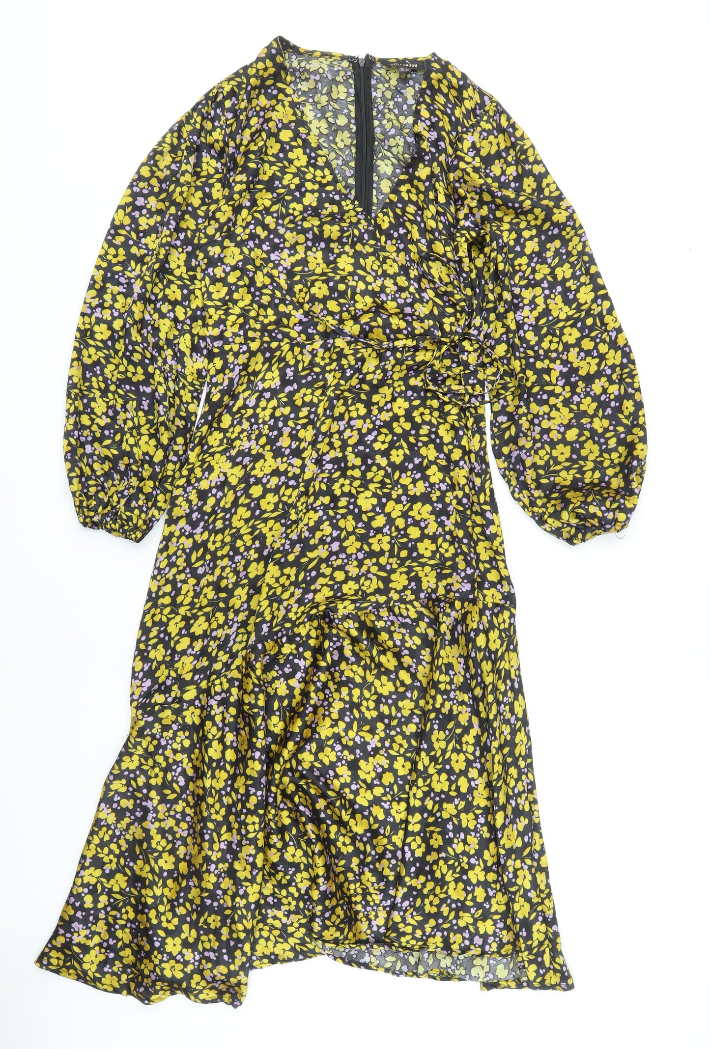 QED London Women’s Multicoloured Floral Dress Size 8