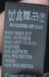 Marks and Spencer Women's Black Fit & Flare Dress Size 10