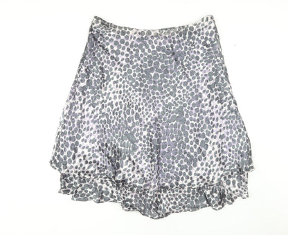 Eastex Women's Grey Animal Print A-Line Skirt Size 20