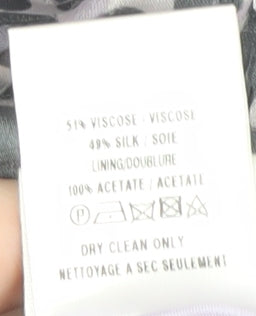 Eastex Women's Grey Animal Print A-Line Skirt Size 20