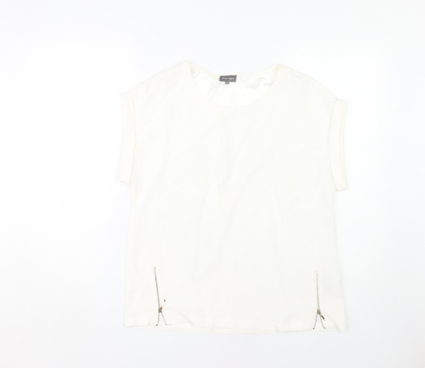 Womens UK Size 10 Phase Eight Ivory  Blouse