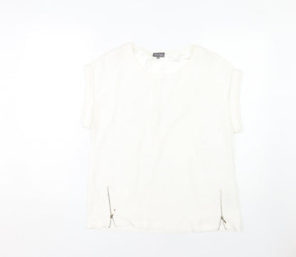 Womens UK Size 10 Phase Eight Ivory  Blouse