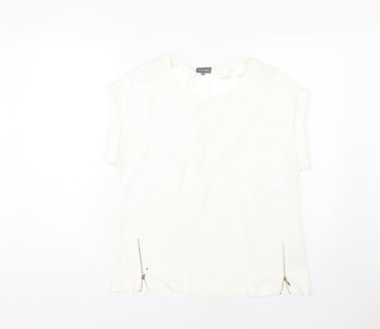Womens UK Size 10 Phase Eight Ivory  Blouse