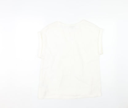 Womens UK Size 10 Phase Eight Ivory  Blouse
