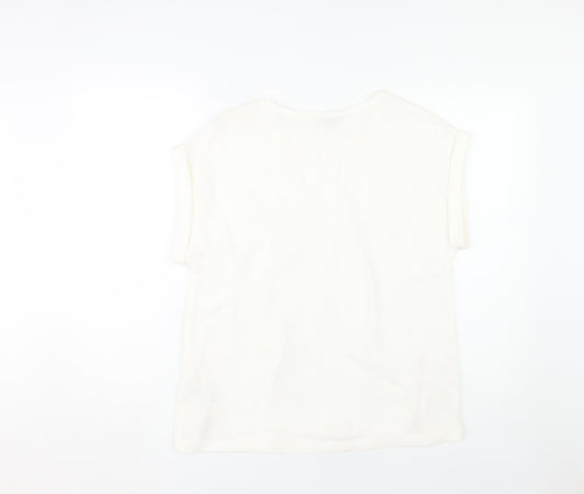 Womens UK Size 10 Phase Eight Ivory  Blouse