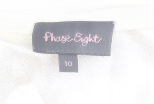 Womens UK Size 10 Phase Eight Ivory  Blouse