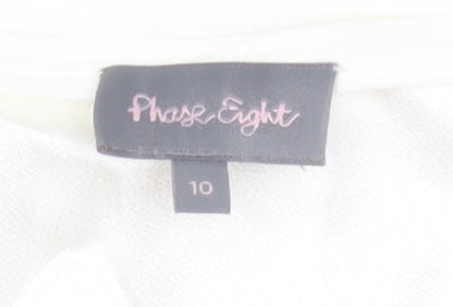 Womens UK Size 10 Phase Eight Ivory  Blouse