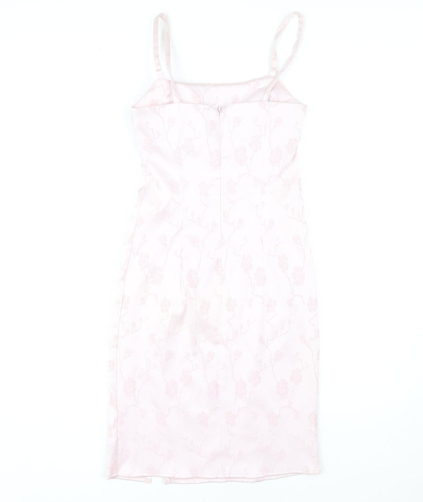Charlotte Halton Pink Floral Pencil Dress Size 10