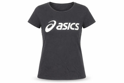 Asics Women's Black T-Shirt, Size S, Casual Style
