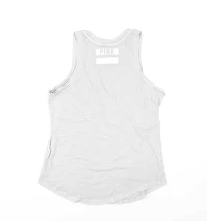 Victoria's Secret PINK Women's XS White Cotton Tank