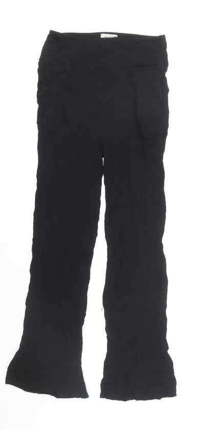 FatFace Women's L Black Trousers Viscose