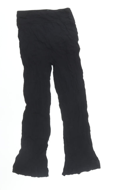 FatFace Women's L Black Trousers Viscose