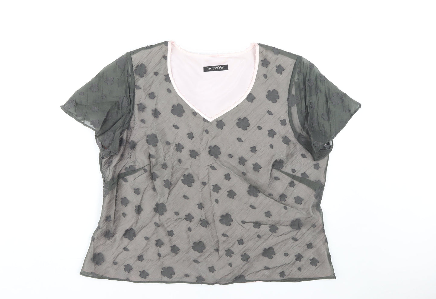 Womens UK Size 20 Jacques Vert Black  Blouse