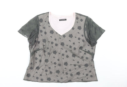 Womens UK Size 20 Jacques Vert Black  Blouse