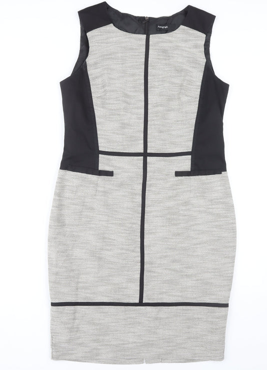 Marks and Spencer Women's Black Sheath Dress Size 14