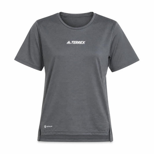 Womens UK Size M adidas Grey Gym & Training Running & Jogging T-Shirt
