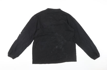 Hard Rock Cafe Unisex Black M T-Shirt Long Sleeve