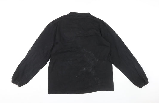 Hard Rock Cafe Unisex Black M T-Shirt Long Sleeve