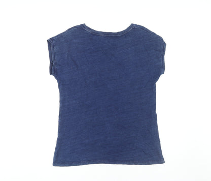 Falmer Heritage Blue Geometric T-Shirt, Size 12, Women's Casual