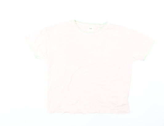 Hush Women's Pink Basic T-Shirt M - Casual & Comfy