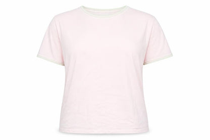Womens UK Size M Hush Pink Basic T-Shirt