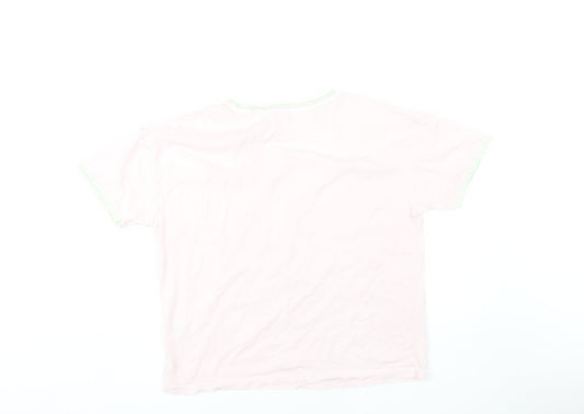 Hush Women's Pink Basic T-Shirt M - Casual & Comfy