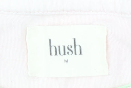 Hush Women's Pink Basic T-Shirt M - Casual & Comfy