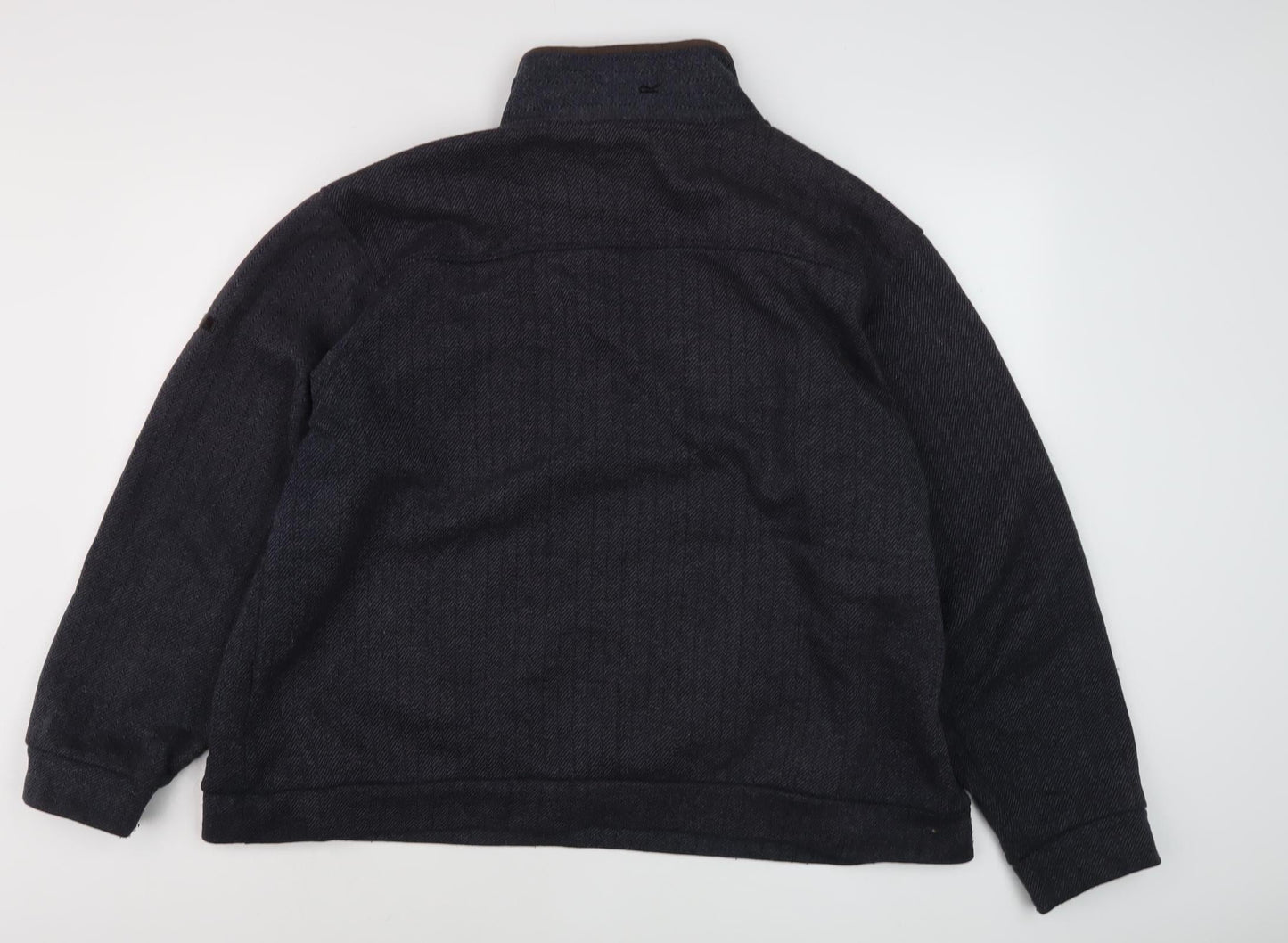 Mens UK Size 2XL Regatta Black Henley Sweatshirt