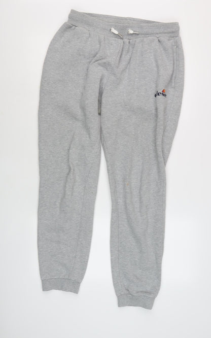 Ellesse Men's Grey Jogger Trousers Size L