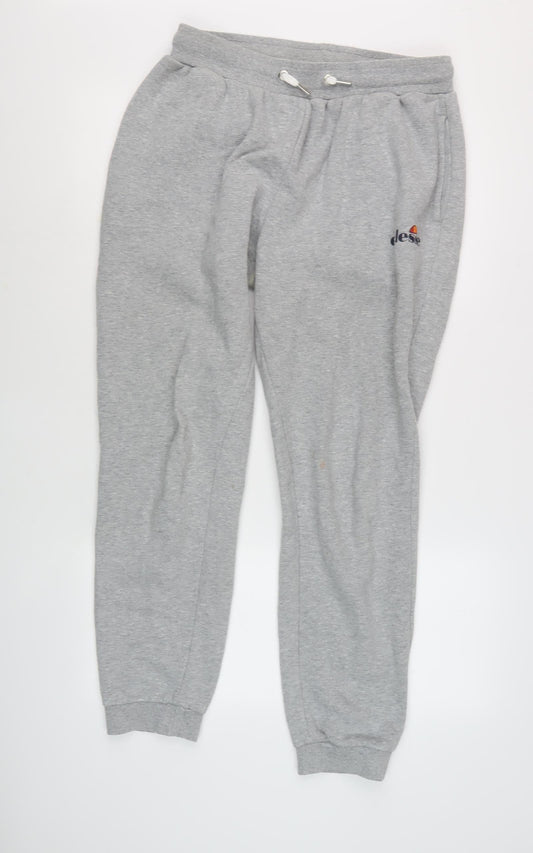 Ellesse Men's Grey Jogger Trousers Size L