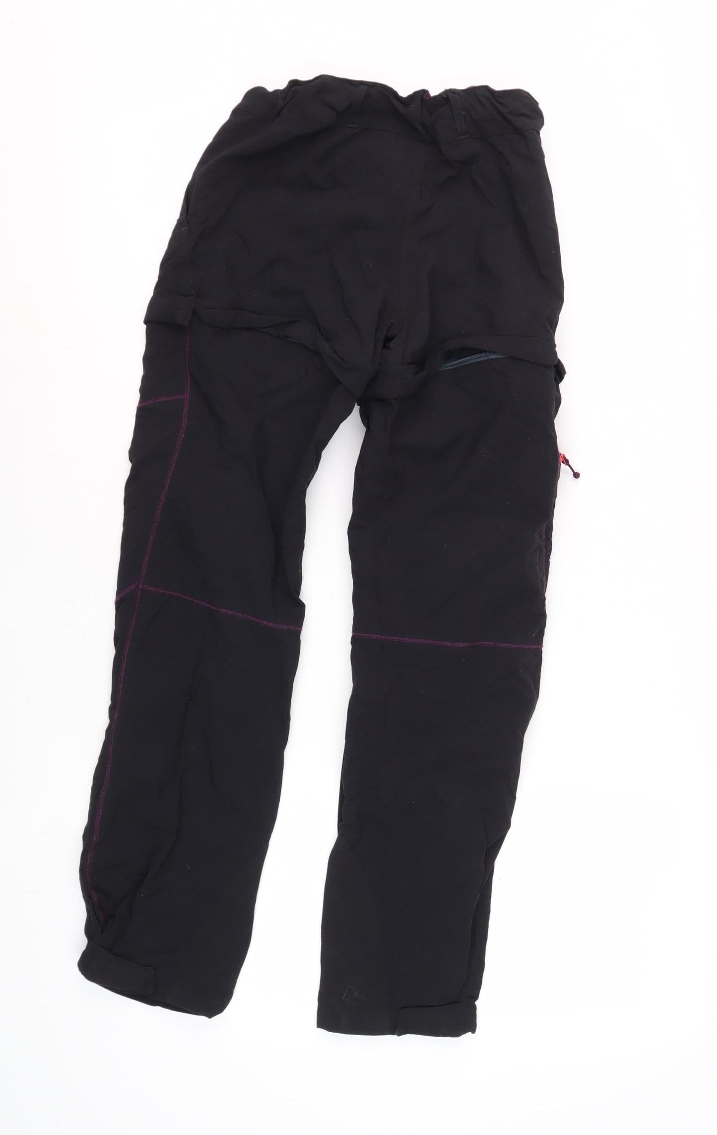 Decathlon Black Unisex Kids Jogger Trousers 11 Years