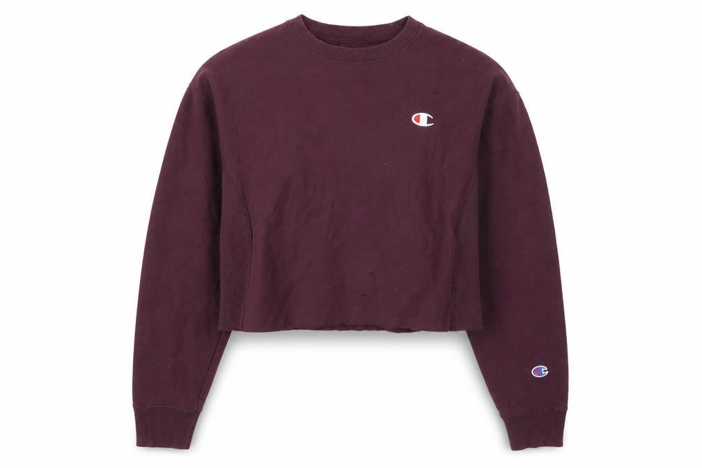 Womens UK Size M Champion Purple Pullover Sweatshirt