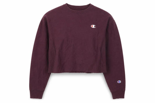 Womens UK Size M Champion Purple Pullover Sweatshirt