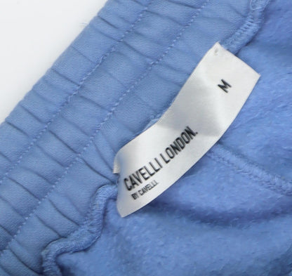 Cavelli London Women's Blue Jogger Trousers, M, Cotton