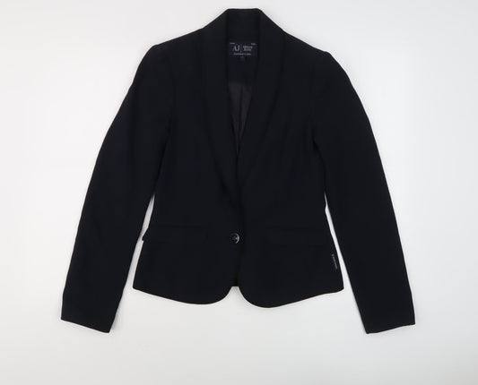 Armani Jeans Women's Black Blazer Jacket
