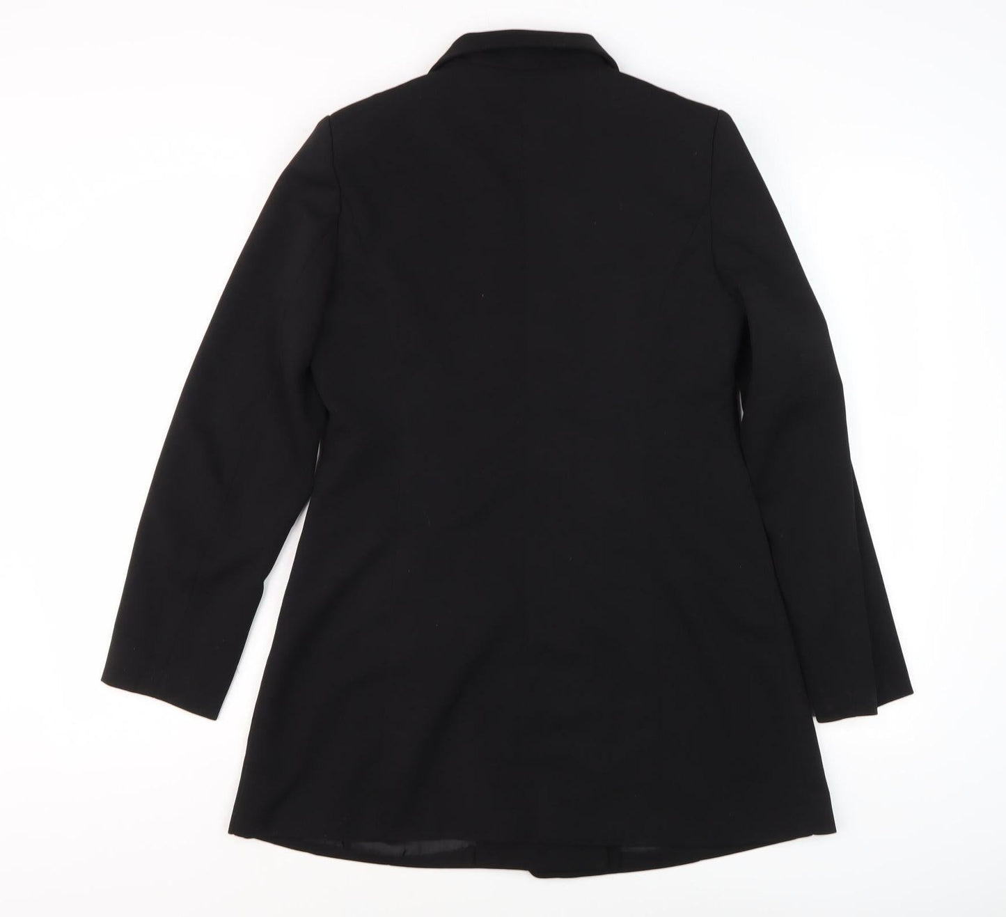 Womens UK Size 8 QED London Black Double-Breasted