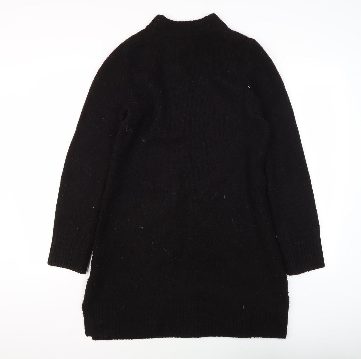French Connection Black Wool Jumper Dress XS Women